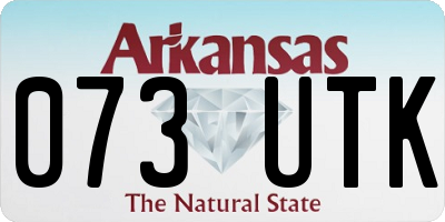AR license plate 073UTK