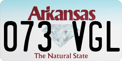 AR license plate 073VGL