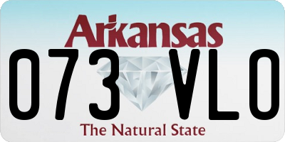 AR license plate 073VLO