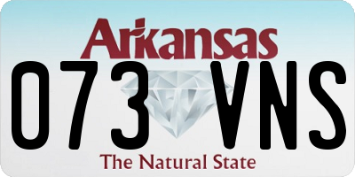 AR license plate 073VNS