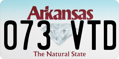 AR license plate 073VTD