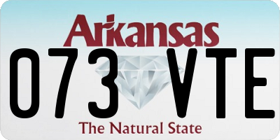 AR license plate 073VTE