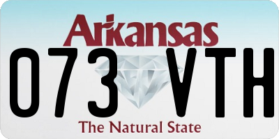AR license plate 073VTH