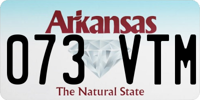 AR license plate 073VTM