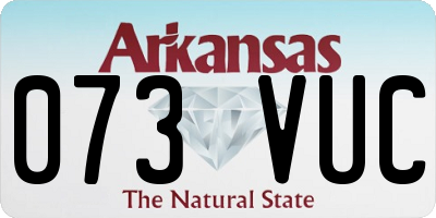 AR license plate 073VUC