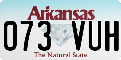 AR license plate 073VUH