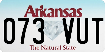 AR license plate 073VUT