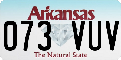 AR license plate 073VUV