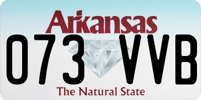 AR license plate 073VVB