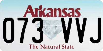AR license plate 073VVJ