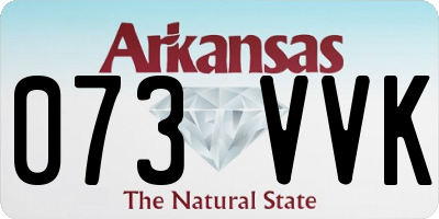 AR license plate 073VVK