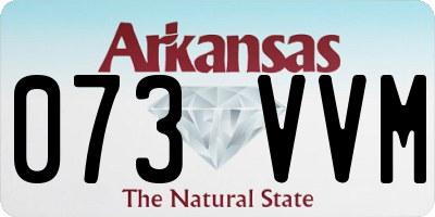 AR license plate 073VVM