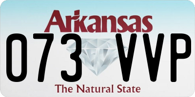 AR license plate 073VVP