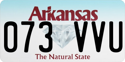 AR license plate 073VVU