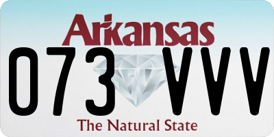 AR license plate 073VVV