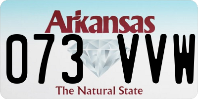 AR license plate 073VVW