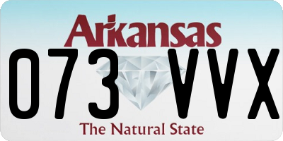 AR license plate 073VVX