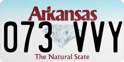 AR license plate 073VVY