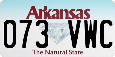 AR license plate 073VWC
