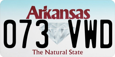 AR license plate 073VWD