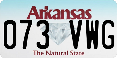 AR license plate 073VWG