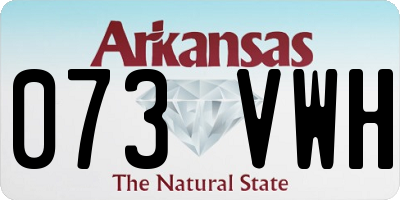AR license plate 073VWH