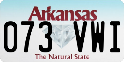 AR license plate 073VWI