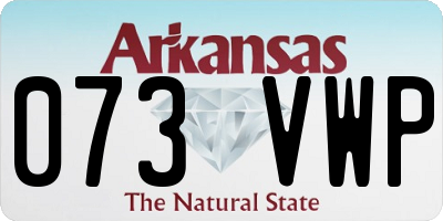 AR license plate 073VWP