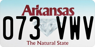 AR license plate 073VWV
