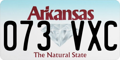 AR license plate 073VXC
