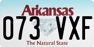 AR license plate 073VXF
