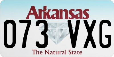 AR license plate 073VXG