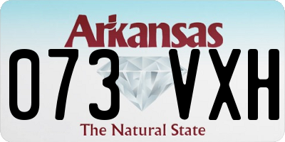 AR license plate 073VXH