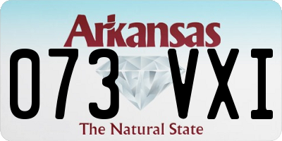 AR license plate 073VXI