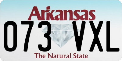 AR license plate 073VXL