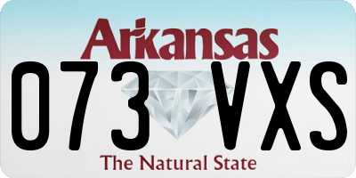 AR license plate 073VXS