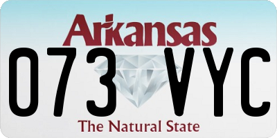 AR license plate 073VYC