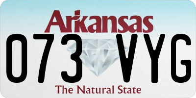 AR license plate 073VYG