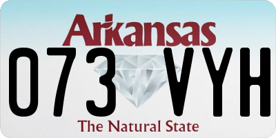 AR license plate 073VYH