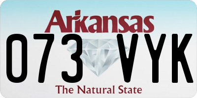 AR license plate 073VYK
