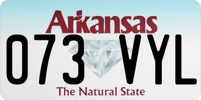 AR license plate 073VYL