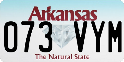 AR license plate 073VYM