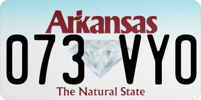 AR license plate 073VYO