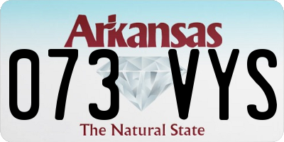 AR license plate 073VYS