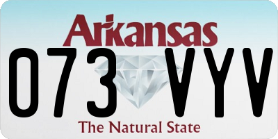 AR license plate 073VYV