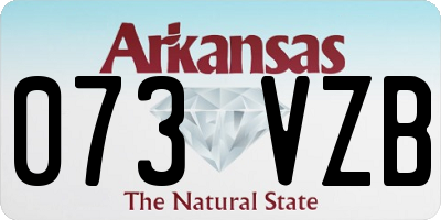 AR license plate 073VZB