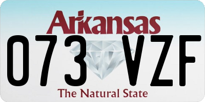 AR license plate 073VZF