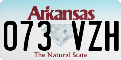 AR license plate 073VZH