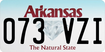 AR license plate 073VZI
