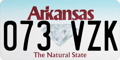 AR license plate 073VZK